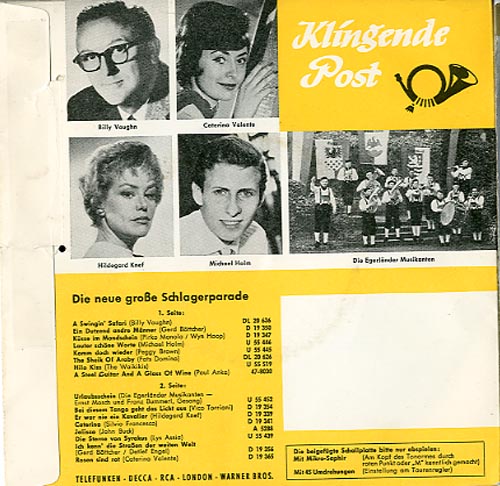 Albumcover Klingende Post - Klingende Post 1962/II